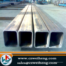 black square pipe carbon steel tube welded pipe FROM MILL